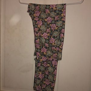 TC Flower Lularoe Leggings